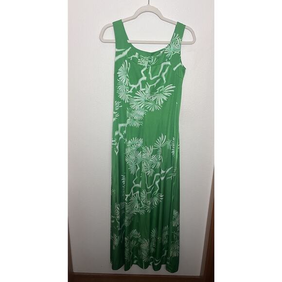 2pc Liberty House Kiyomi Vintage Sleeveless Dress & Jacket Top Green Maxi Small - Picture 7 of 13
